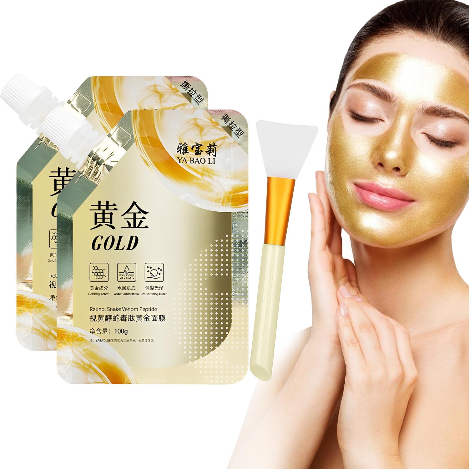 Masque Gold Anti-Âge – Résultats Visibles en 7 Jours