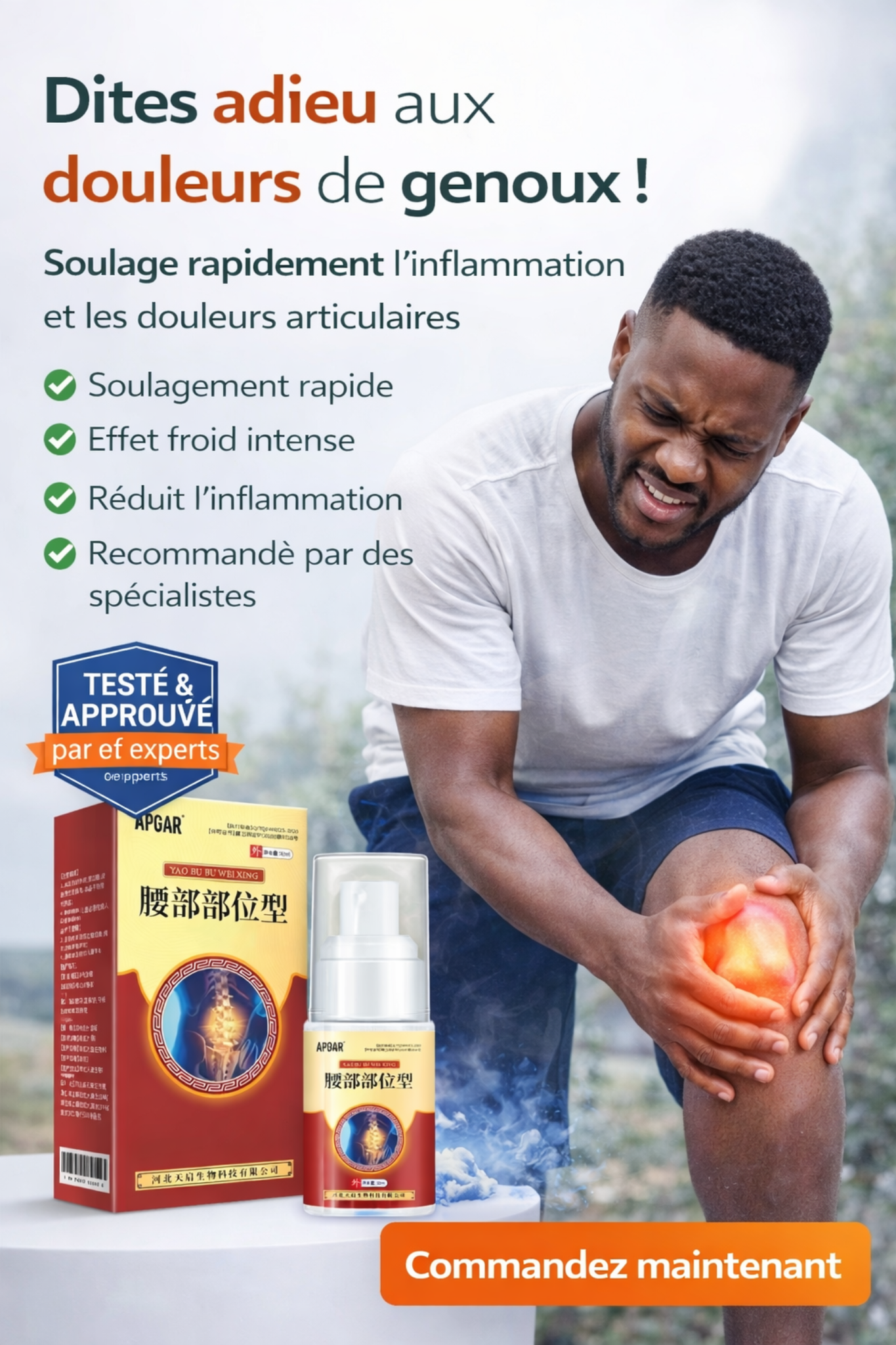 Pack ( 2 Boites ) Spray Pour Les Douleurs Articulaires ( dos, Genoux , pieds ...)