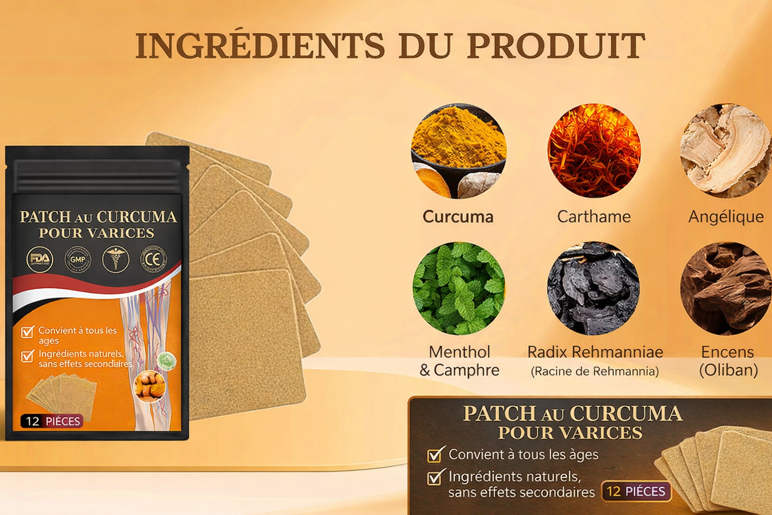 Pack ( 2 Boites 24 patchs ) Patchs pour soulager les varices